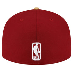 Cleveland Cavaliers 2-Tone 59FIFTY Fitted Hat for sale Wine/Gold | New Era US