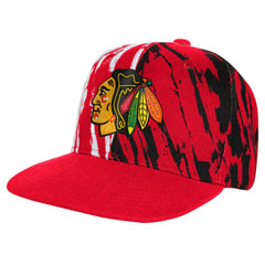 Chicago Blackhawks Youth Propel Flat Brim Snapback Hat - Red - NHL 200973262
