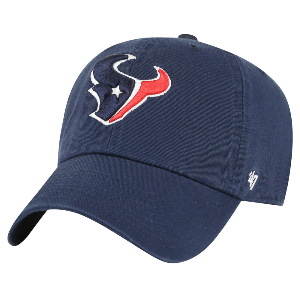 47 brand Houston Texans '47 Clean Up Primary Adjustable Hat Navy