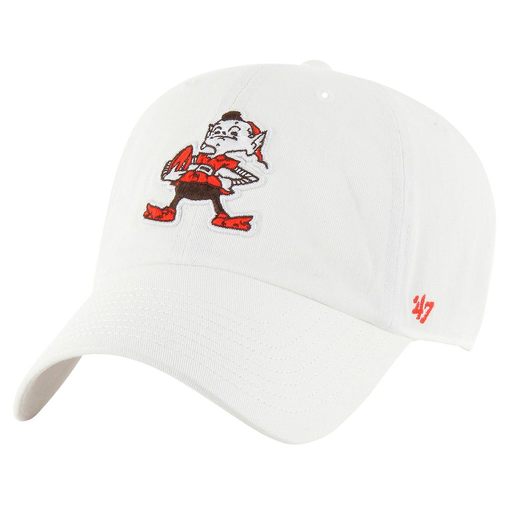 47 brand Cleveland Browns '47 Clean Up Adjustable Hat White