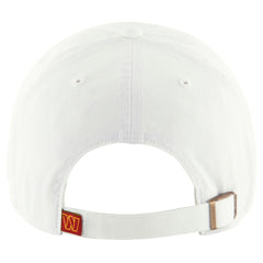 47 brand Washington Commanders '47 Clean Up Adjustable Hat White