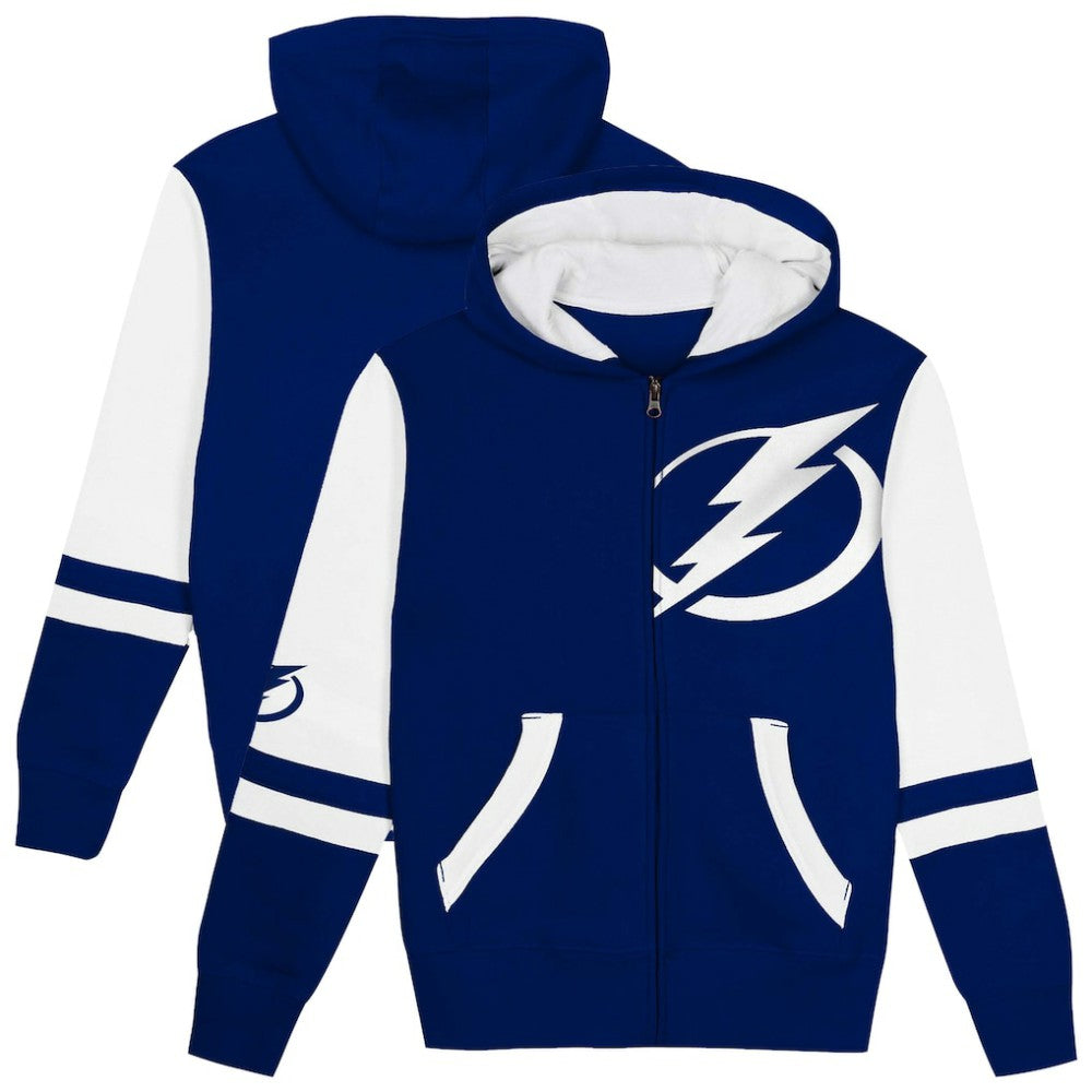 Tampa Bay Lightning Preschool Face Off Full-Zip Hoodie - Blue - NHL 200983897