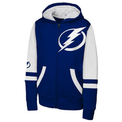 Tampa Bay Lightning Youth Face Off Full-Zip Hoodie - Blue - NHL 200984234