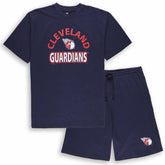 Cleveland Guardians Profile Big & Tall T-Shirt & Shorts Combo Set - MLB on Sale
