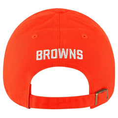 47 brand Cleveland Browns '47 Women's Finely Clean Up Adjustable Hat Orange