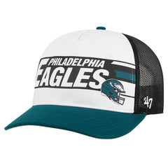 47 brand Philadelphia Eagles '47 Youth Trucker Adjustable Hat White/Midnight Green