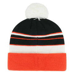 47 brand Cincinnati Bengals '47 Youth Peewee Cuffed Knit Hat with Pom Black/Orange