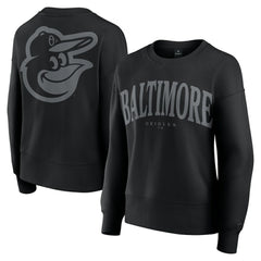 Baltimore Orioles Fanatics Women's Elements Flow Pullover Sweatshirt - Black - Fanatics on Sale