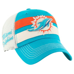 47 brand Miami Dolphins '47 Clubhouse Boon Clean-Up Trucker Adjustable Hat Aqua