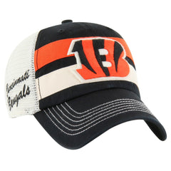 47 brand Cincinnati Bengals '47 Clubhouse Boon Clean-Up Trucker Adjustable Hat Black