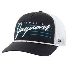 47 brand Jacksonville Jaguars '47 Downburst Relaxed Hitch Trucker Adjustable Hat Black/White