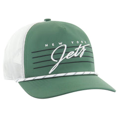 47 brand New York Jets '47 Downburst Relaxed Hitch Trucker Adjustable Hat Green/White
