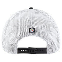 47 brand Pittsburgh Steelers '47 Downburst Relaxed Hitch Trucker Adjustable Hat Black/White