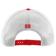 47 brand San Francisco 49ers '47 Downburst Relaxed Hitch Trucker Adjustable Hat Scarlet/White