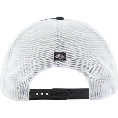 47 brand Baltimore Ravens '47 Downburst Relaxed Hitch Trucker Adjustable Hat Black/White