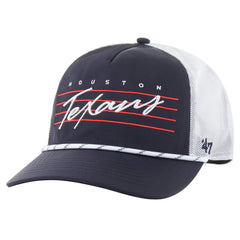 47 brand Houston Texans '47 Downburst Relaxed Hitch Trucker Adjustable Hat Navy/White