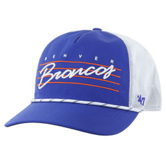 47 brand Denver Broncos '47 Downburst Relaxed Hitch Trucker Adjustable Hat Royal/White