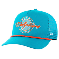 47 brand Miami Dolphins '47 Promenade Hitch Trucker Adjustable Hat Aqua