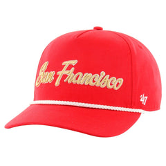 47 brand San Francisco 49ers '47 Overhand Hitch Adjustable Hat Scarlet