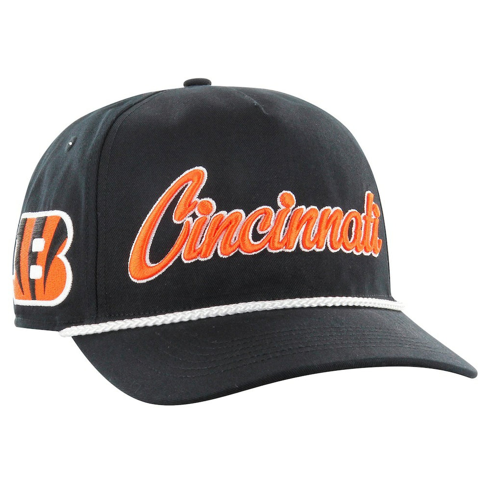 47 brand Cincinnati Bengals '47 Overhand Hitch Adjustable Hat Black
