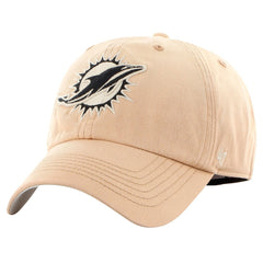 47 brand Miami Dolphins '47 Dusted Relaxed Franchise Fitted Hat Khaki