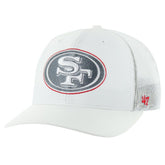 47 brand San Francisco 49ers '47 Snowball Trophy Stretch Fit Hat White