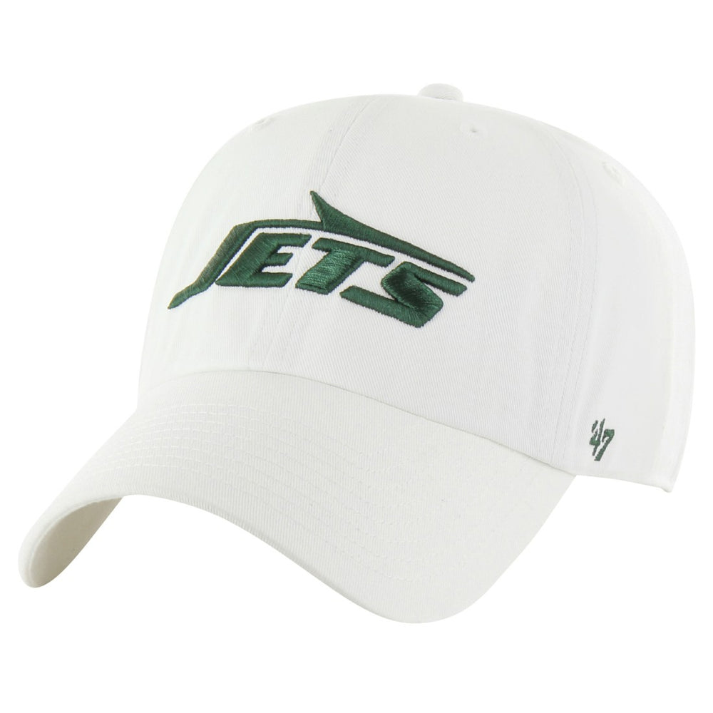 47 brand New York Jets '47 Clean Up Adjustable Hat White