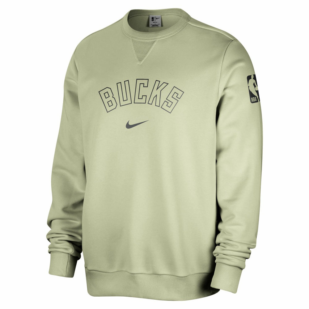 Milwaukee Bucks Courtside Standard Issue Performance Pullover Sweatshirt Green | Nike outlet