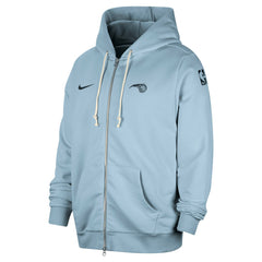 Orlando Magic Authentic Standard Issue Full-Zip Hoodie Jacket Light Blue | Nike for sale