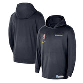 Golden State Warriors 2024/25 On-Court Authentic Practice Yoga Restore Lightweight Pullover Hoodie Navy | Nike online
