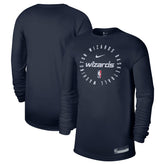 Washington Wizards 2024/25 Legend On-Court Practice Long Sleeve T-Shirt Navy | Nike for sale