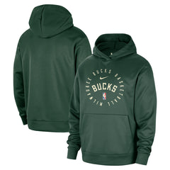 Milwaukee Bucks 2024/25 Spotlight On-Court Practice Performance Pullover Hoodie Hunter Green | Nike outlet