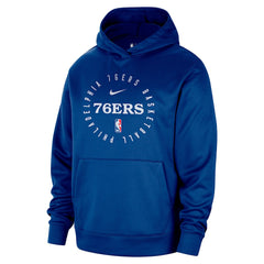 Philadelphia 76ers 2024/25 Spotlight On-Court Practice Performance Pullover Hoodie Royal | Nike Lifestyle