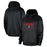 Portland Trail Blazers 2024/25 Spotlight On-Court Practice Performance Pullover Hoodie Black | Nike
