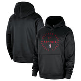 Toronto Raptors 2024/25 Spotlight On-Court Practice Performance Pullover Hoodie Black | Nike Lifestyle