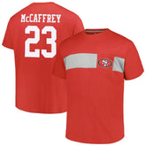 Fanatics Christian McCaffrey San Francisco 49ers Big & Tall T-Shirt Scarlet