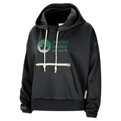 Boston Celtics Women's Courtside Standard Issue Performance Pullover Hoodie Black | Nike online