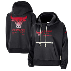 Chicago Bulls Women's Courtside Standard Issue Performance Pullover Hoodie Black | Nike online