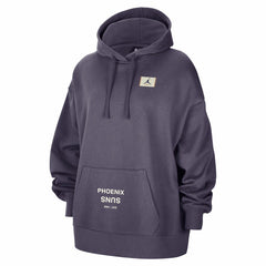 Phoenix Suns Jordan Brand Women's Courtside Statement Edition Oversized Pullover Hoodie Purple