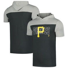 Pittsburgh Pirates New Era Active Brushed Hoodie T-Shirt - Black - New Era on Sale