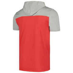 St. Louis Cardinals New Era Active Brushed Hoodie T-Shirt - Red - New Era Online