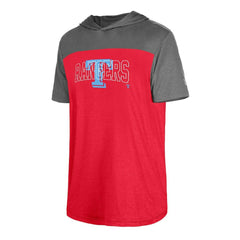 Texas Rangers New Era Active Brushed Hoodie T-Shirt - Red - New Era Lifestyle