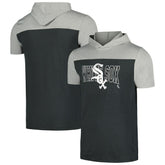 Chicago White Sox New Era Active Brushed Hoodie T-Shirt - Black - New Era Discount