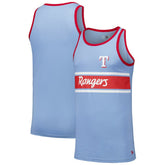 Texas Rangers New Era Jersey Ringer Tank Top - Light Blue - New Era on Sale