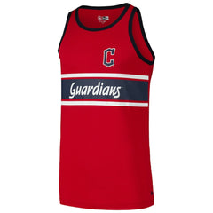 Cleveland Guardians New Era Jersey Ringer Tank Top - Red - New Era Online