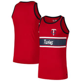 Minnesota Twins New Era Jersey Ringer Tank Top - Red - New Era Online