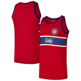 Chicago Cubs New Era Jersey Ringer Tank Top - Red - New Era Discount