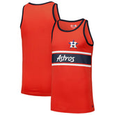 Houston Astros New Era Jersey Ringer Tank Top - Orange - New Era Online