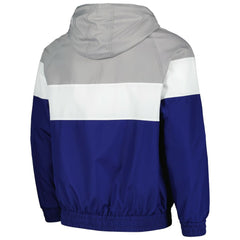 Chicago Cubs New Era Ripstop Raglan Quarter-Zip Hoodie Windbreaker Jacket - Royal - New Era on Sale
