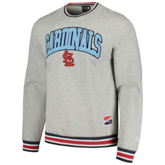 St. Louis Cardinals New Era Throwback Classic Pullover Sweatshirt - Heather Gray - New Era Online